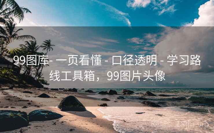 99图库- 一页看懂 - 口径透明 - 学习路线工具箱，99图片头像
